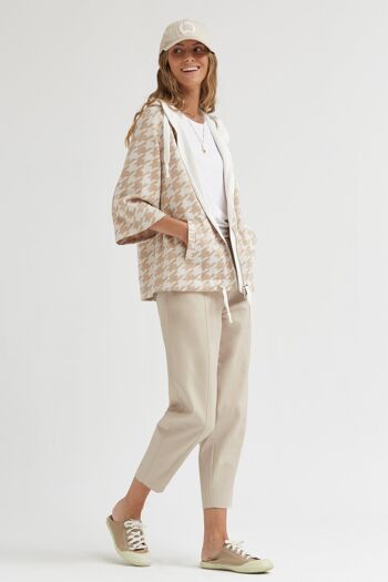 (8423-GEJON) Pantalon en coton stretch avec détail de couture 3