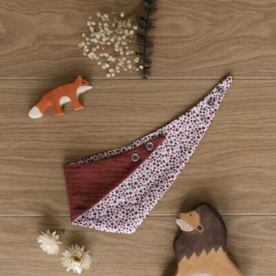 Bavaglino bandana in terracotta