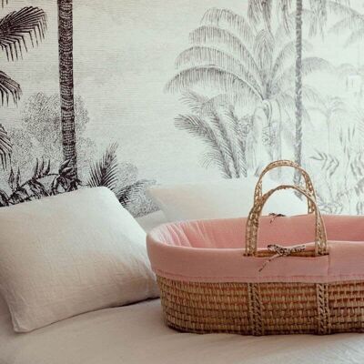 Pink bassinet