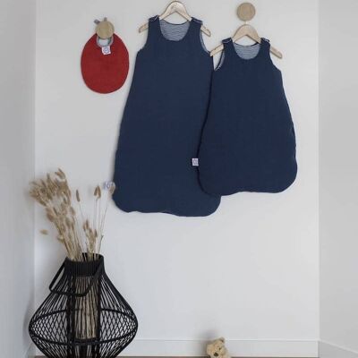 Saco de dormir de verano azul marino 6-24 meses