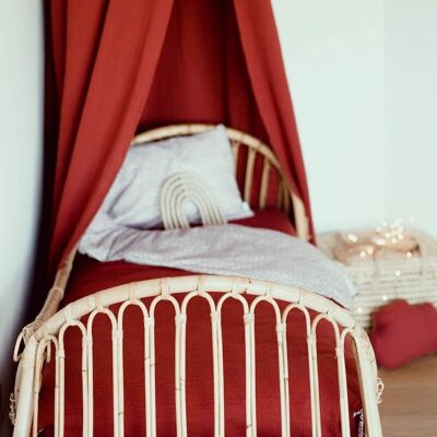 Parure de lit tomette 100x140 cm