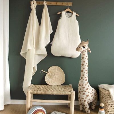 Ecru swaddle 120x120 cm