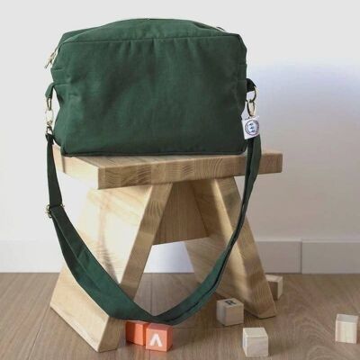 Changing bag "Le minus" fir green