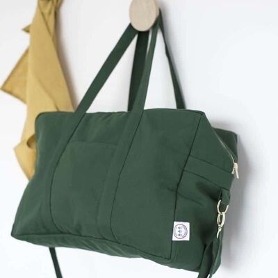 Sac à langer "Le géant" vert sapin