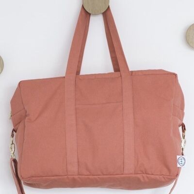 Changing bag "The giant" terracotta