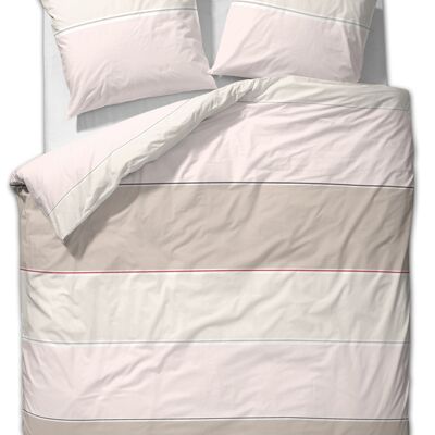 Cannes Off-White - 140x200/220 - Cotton Single Duvet Cover - Ten Cate