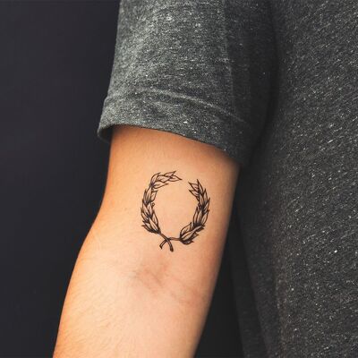 LAUREL WREATH tattoo (pack of 2)