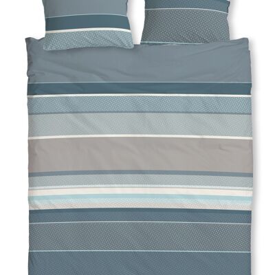 Lara Petrol - 240x200/220 - Cotton Twin Duvet Cover - Ten Cate