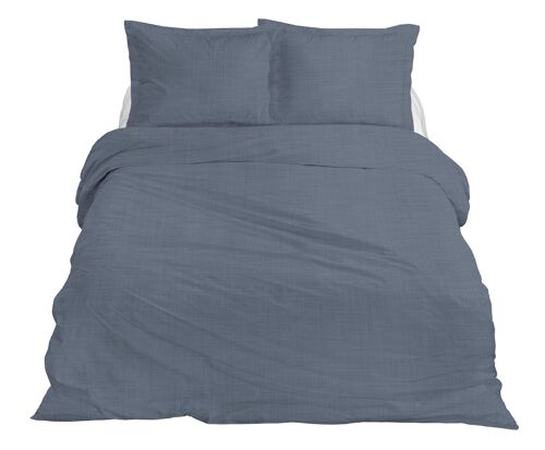 Dusty Blue - 140x200/220 - 100% Linnen Dekbedovertrek - Ten Cate Premium