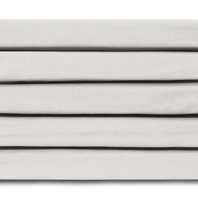 Natural - 140x200 - 100% Cotton Sateen Fitted Sheet - Ten Cate