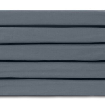 Dark Blue - 90x220 - 100% Cotton Sateen Fitted Sheet - Ten Cate