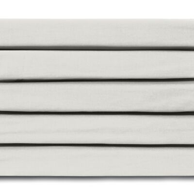 Natural - 90x200 - 100% Cotton Sateen Topper Fitted Sheet - Ten Cate