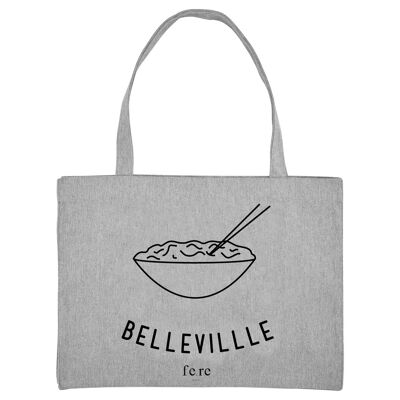 Shopping Bag XL Paris - gris - Belleville