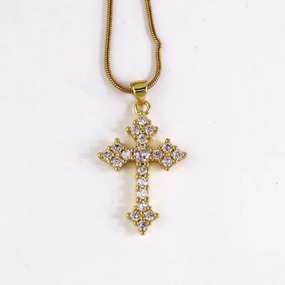 Cressida Infinity Cross Necklace