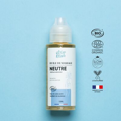 Huile de massage Neutre | 120 mL