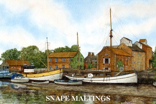 Fridge magnet, Snape Maltings Suffolk.