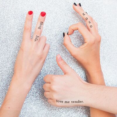 Tattoo PHRASES I (Pack of 2)