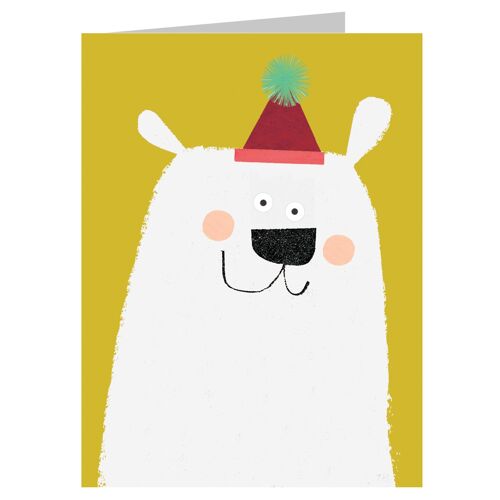 KAB14 Mini Polar Bear Card