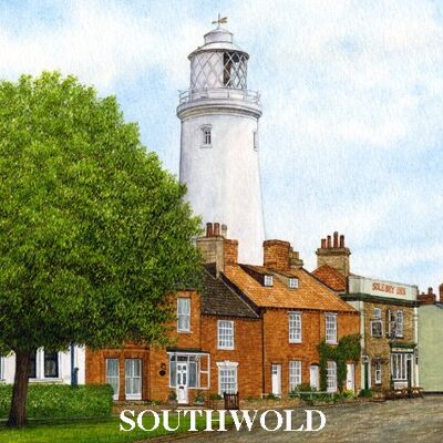 Aimant de réfrigérateur, phare de Southwold, Suffolk.