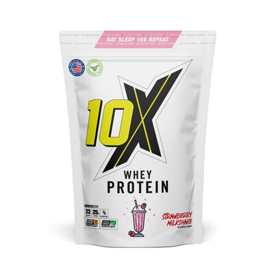 10X WHEY PROTEIN - MILKSHAKE FRAISE