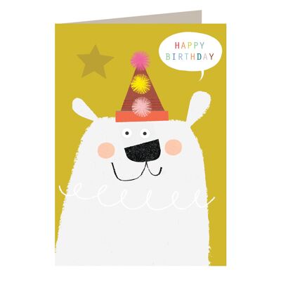 MT07 Birthday Polar Bear Card
