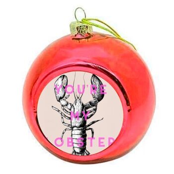 BOULES DE NOËL, TU ES MON HOMARD PAR LES 13 ESTAMPES 2