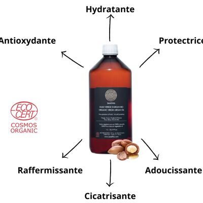 ORGANIC VIRGIN OIL - ARGAN 1 Liter