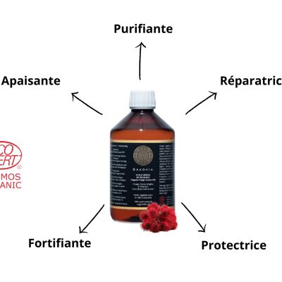 OLIO VERGINE BIOLOGICO - RICINO 500 ML