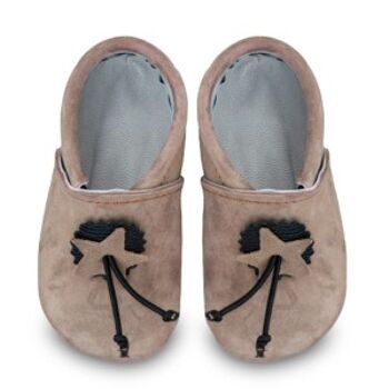 CHAUSSONS SOUPLES BEBE BEIGE