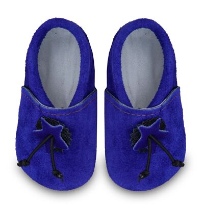 SOFT BABY SLIPPERS BLUE