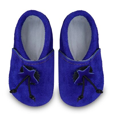 CHAUSSONS SOUPLES BEBE BLEU