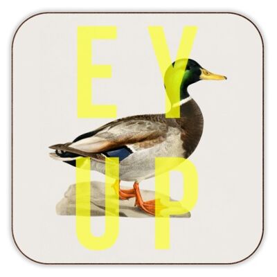 COASTERS, EY UP DUCK BY THE 13 PRINTS