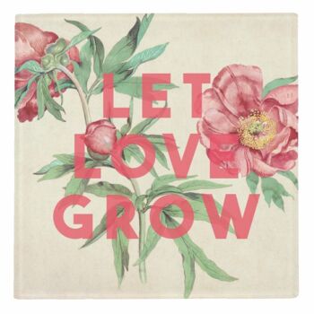 Sous-verres, Let Love Grow par les 13 tirages 1