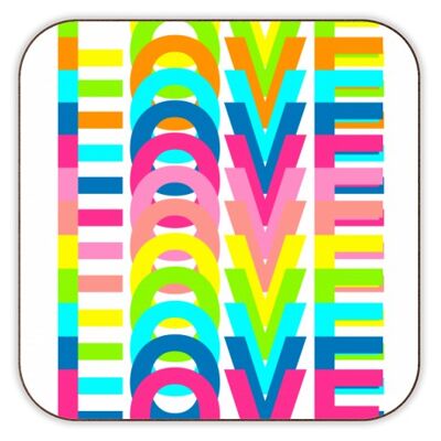 Coasters, Love in Colours by Adam Regester