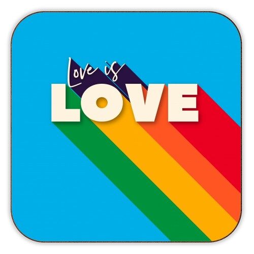 Coasters, Love Is Love by Ania Wieclaw