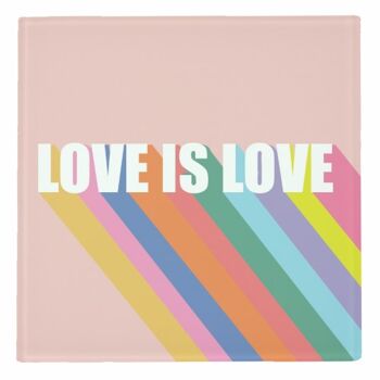 Dessous de verre, Love Is Love par Luxe and Loco 1