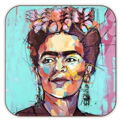 Coasters, Sassy Frida by Laura Selevos