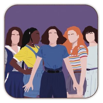 DESSOUS DE VERRE, STRANGER THINGS GIRLS PAR CHERYL BOLAND 1