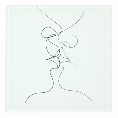 COASTERS, TENDER KISS ON WHITE BY ADAM REGESTER
