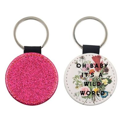 KEYRINGS, OH BABY IT'S A WILD WORLD BY THE 13 PRINTS