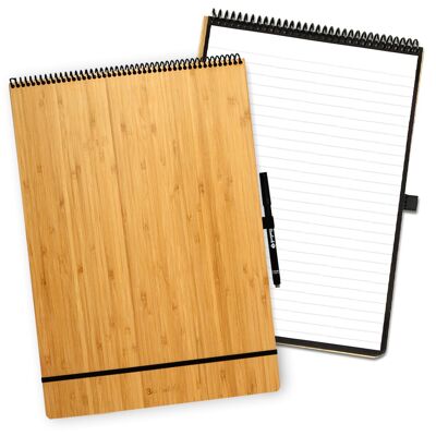 Bambook Notepad - Hardcover - A4 - Blanco & Gelinieerd