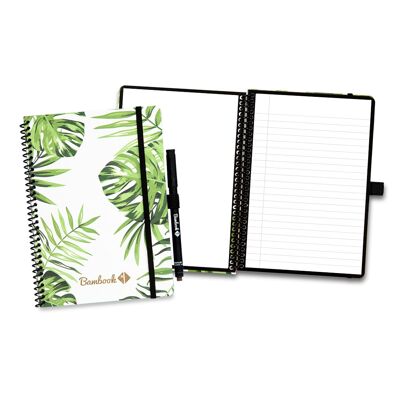 Bambook Tropical Notitieboek - Softcover - A5 - Blanco & Gelinieerd