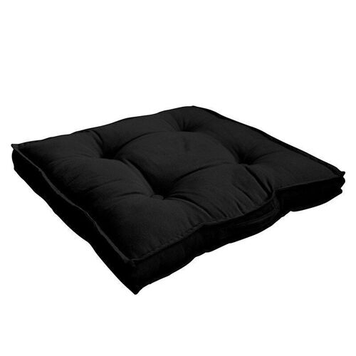 Coussin de sol poignée H6cm Noir