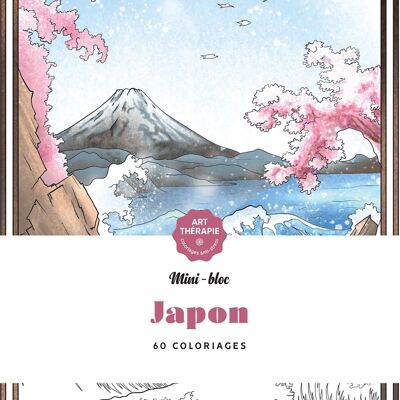 COLOREAR BOOK - Japan Art Therapy Mini Bloc