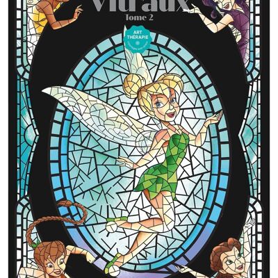 COLORING BOOK - COLORING Disney Stained Glass volume 2