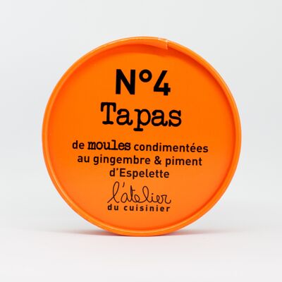 Tapas n°4 Moules au gingembre & piment d'Espelette 100g