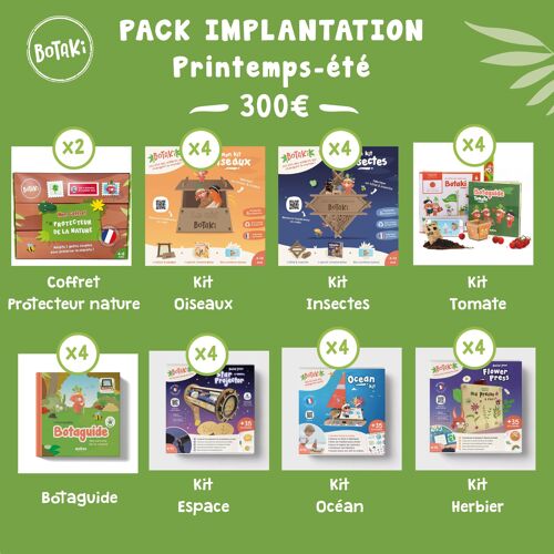 Pack Implantation Printemps - été | 300 €