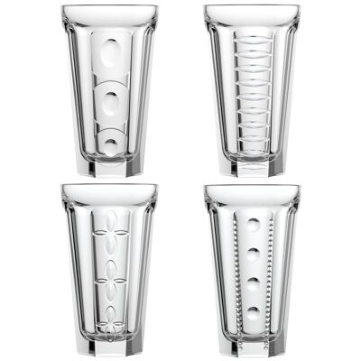 SET 4 VASOS LONG DRING SAGA LA ROCHERE