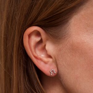 Boucles d'oreilles constellation du zodiaque Verseau, or rose