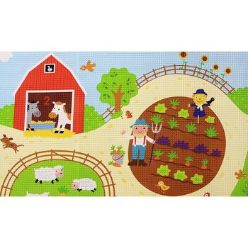 Spielmatte - Babypflege von Dwinguler - Busy Farm - Grand - 2,1m*1,4m*13mm 6